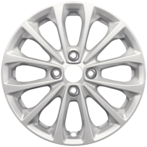 Platišče iz lahke zlitine 16" z 12 kraki, srebrn